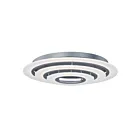 ET2 Lighting Saturn II E22667-11MS 3-Lights 204W Matte Silver LED Semi Flush Mount