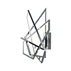 ET2 Lighting Trapezoid E22674-PC 1-Light Polished Chrome 45W LED Wall Sconce