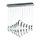 ET2 Lighting E22716-PC Hoops LED 11-Lights 715W Polished Chrome Pendant
