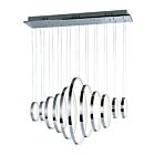 ET2 Lighting E22716-PC Hoops LED 11-Lights 715W Polished Chrome Pendant