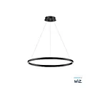 ET2 Lighting E22726-BK Groove WiZ 1-Light 35W Black Pendant