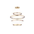 ET2 Lighting E22729-GLD Groove WiZ 4-Lights 160W Gold Pendant