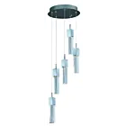 ET2 Lighting E22765-89PC Fizz III 5-Lights 37.5W Polished Chrome Pendant