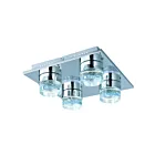 ET2 Lighting Fizz IV E22772-91PC 4-Lights 30W Polished Chrome LED Semi Flush Mount