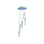 ET2 Lighting E22775-91PC Fizz IV 5-Lights 37.5W Polished Chrome Pendant