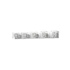 ET2 Lighting Gem E22835-18PCPC 5-Lights Polished Chrome Vanity Light