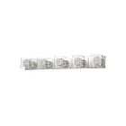 ET2 Lighting Gem E22835-18SVPC 5-Lights Polished Chrome Vanity Light