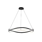 ET2 Lighting E22924-BK Curvo 1-Light 80W Black Pendant