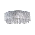 ET2 Lighting Spiral E23132-10PC 10-Lights 30W Polished Chrome LED Semi Flush Mount
