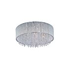 ET2 Lighting Spiral E23133-10PC 7-Lights 28W Polished Chrome LED Semi Flush Mount