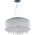 ET2 Lighting E23137-10PC Spiral 10-Lights 400W Polished Chrome Pendant