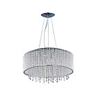 ET2 Lighting E23137-10PC Spiral 10-Lights 400W Polished Chrome Pendant