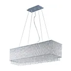 ET2 Lighting E23146-10PC Spiral 9-Lights 36W Polished Chrome Pendant