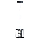 ET2 Lighting E23301-20BK Zephyr 1-Light 6.5W Black Pendant