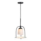 ET2 Lighting E23332-92BK Focal Point 1-Light 8W Black Pendant