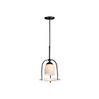ET2 Lighting E23332-92BK Focal Point 1-Light 8W Black Pendant