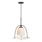 ET2 Lighting E23336-92BK Focal Point 1-Light 15W Black Pendant