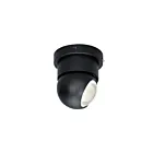 ET2 Lighting Nodes E23510-BK 1-Light 10W Black LED Semi Flush Mount