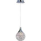ET2 Lighting E24023-20PC Brilliant 1-Light 40W Polished Chrome Pendant