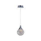 ET2 Lighting E24023-20PC Brilliant 1-Light 40W Polished Chrome Pendant