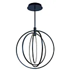 ET2 Lighting E24048-BZ Concentric LED 4-Lights 320W Bronze Pendant