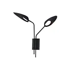 ET2 Lighting Marsh E24092-BK 2-Lights Black 18W LED Wall Sconce