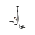 ET2 Lighting E24095-BK Marsh 5-Lights 45W Black Pendant