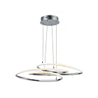 ET2 Lighting E24132-PC Coaster 1-Light 40W Polished Chrome Pendant