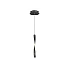 ET2 Lighting E24151-BK Pirouette 1-Light 16W Black Pendant