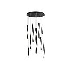 ET2 Lighting E24156-BK Pirouette 10-Lights 1200W Black Pendant