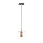 ET2 Lighting E24162-18BKGLD Newton 1-Light 9W Black/Gold Pendant