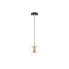 ET2 Lighting E24162-18BKGLD Newton 1-Light 9W Black/Gold Pendant
