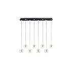 ET2 Lighting E24165-18BKGLD Newton 8-Lights 20W Black/Gold Pendant