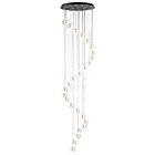ET2 Lighting E24169-18BKGLD Newton 25-Lights 62.5W Black/Gold Pendant