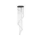 ET2 Lighting E24169-18BKGLD Newton 25-Lights 62.5W Black/Gold Pendant