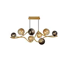 ET2 Lighting E24187-148GLD 8-Lights 24W Gold LED Pendant