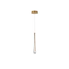ET2 Lighting E24211-118GLD Stillo 1-Light 1.5W Gold Pendant