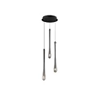 ET2 Lighting E24213-138BK Stillo 3-Lights 4.5W Black Pendant