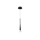 ET2 Lighting E24221-122BK Pierce 1-Light 3W Black Pendant