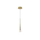 ET2 Lighting E24221-122GLD Pierce 1-Light 3W Gold Pendant