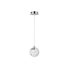 ET2 Lighting E24261-91PC Orb II 1-Light 5W Polished Chrome Pendant