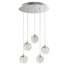 ET2 Lighting E24264-91PC Orb II 5-Lights 25W Polished Chrome Pendant