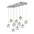 ET2 Lighting E24266-91PC Orb II 10-Lights 50W Polished Chrome Pendant