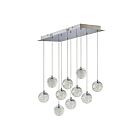 ET2 Lighting E24266-91PC Orb II 10-Lights 50W Polished Chrome Pendant