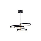 ET2 Lighting E24326-BKGLD Hoopla 1-Light 64W Black/Gold Pendant