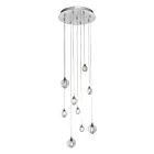 ET2 Lighting E24506-91PC Harmony 9-Lights 13.5W Polished Chrome Pendant