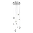 ET2 Lighting E24506-91PC Harmony 9-Lights 13.5W Polished Chrome Pendant
