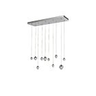 ET2 Lighting E24507-91PC Harmony 10-Lights 15W Polished Chrome Pendant