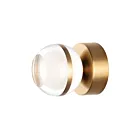 ET2 Lighting Swank E24590-93NAB 1-Light Natural Aged Brass 6W LED Wall Sconce