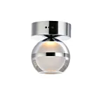 ET2 Lighting Swank E24590-93PC 1-Light 6W Polished Chrome LED Semi Flush Mount
